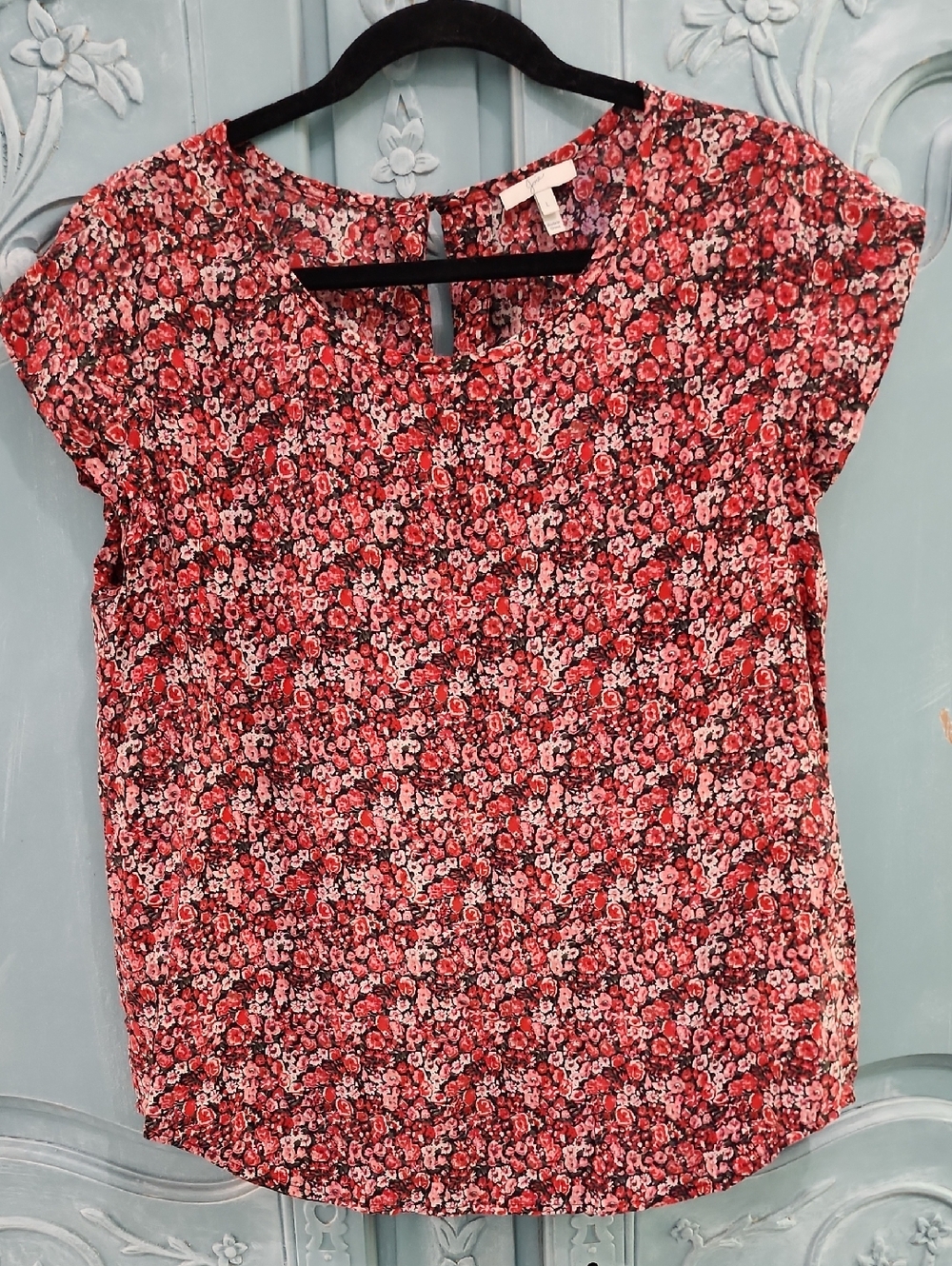 Joie Floral Silk Blouse